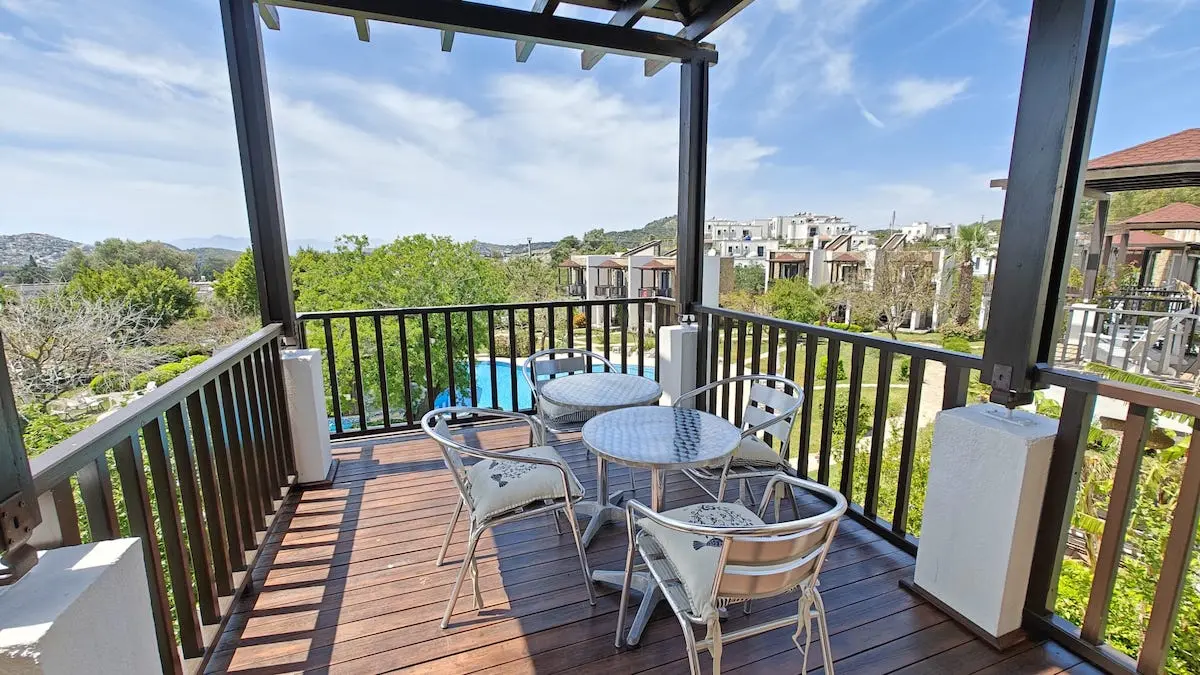 Large terrace